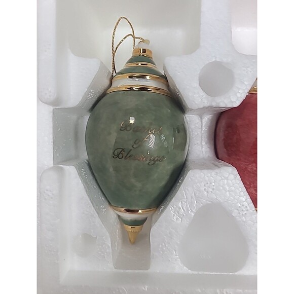 Vintage MJ Hummel Angels Porcelain Christmas Ornaments Bradford Editions - Picture 5 of 8